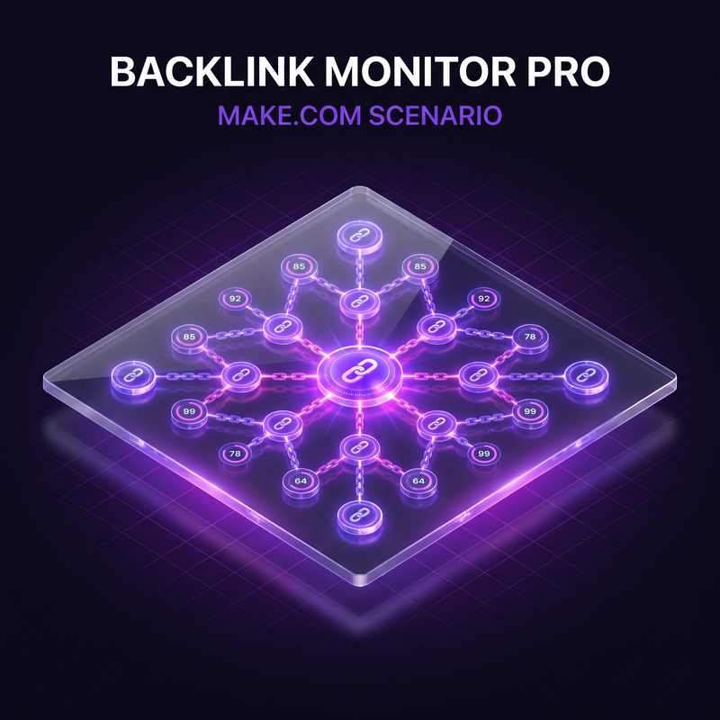 Backlink Monitor Pro Make Scenario