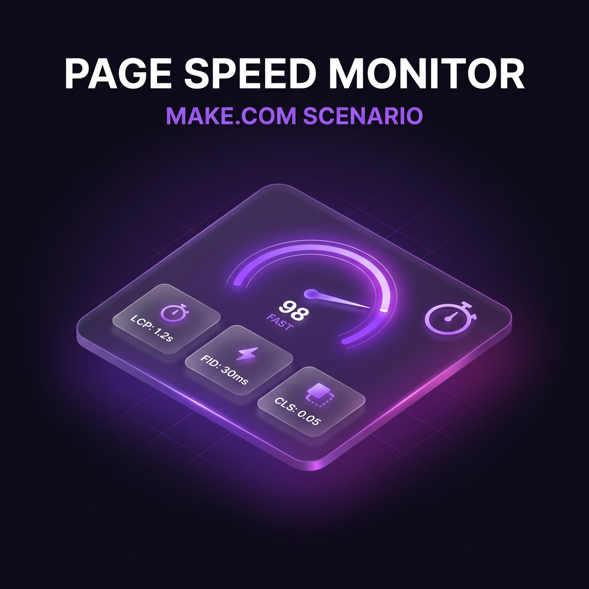 Page Speed Monitor Make Scenario