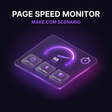 Page Speed Monitor Make Scenario