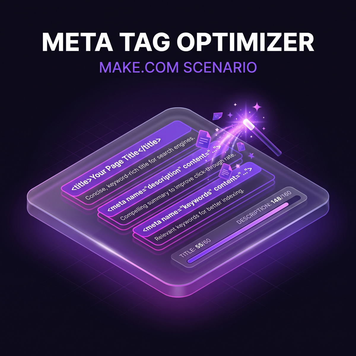 Meta Tag Optimizer Make Scenario